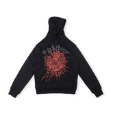 Black Spider Sp5der Hoodie Black