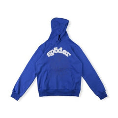 Blue Websuit Sp5der Hoodie Blue