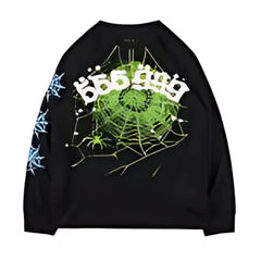Sp5der Angel Green Sweatshirt