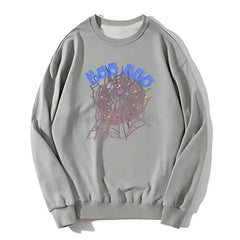 Sp5der Angel Grey Sweatshirt