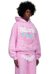 Sp5der Atlanta Tracksuit Pink 2