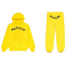 Sp5der Legacy Tracksuit Yellow