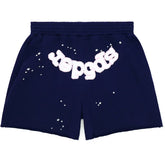 Sp5der OG Web Logo Sweat Short Navy