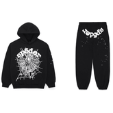 Sp5der OG Web Tracksuit Black