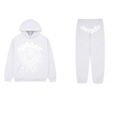 Sp5der OG Web Tracksuit Heather Grey