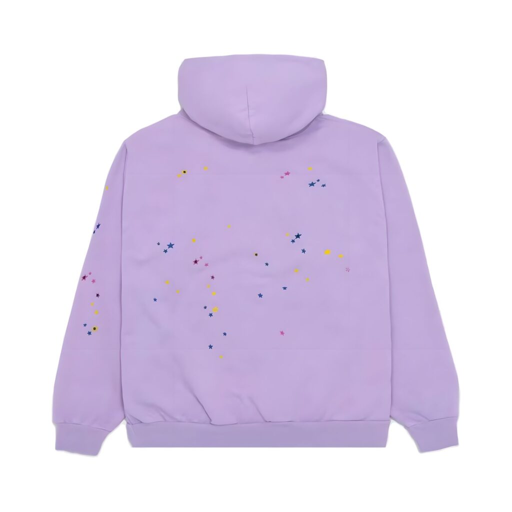 Sp5der Acai Hoodie Purple 2