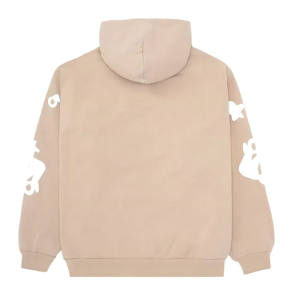 Sp5der Beluga Hoodie Light Brown 2