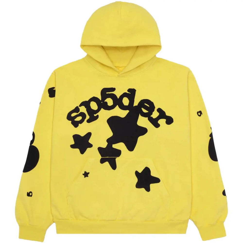Sp5der Beluga Tracksuit Yellow 3