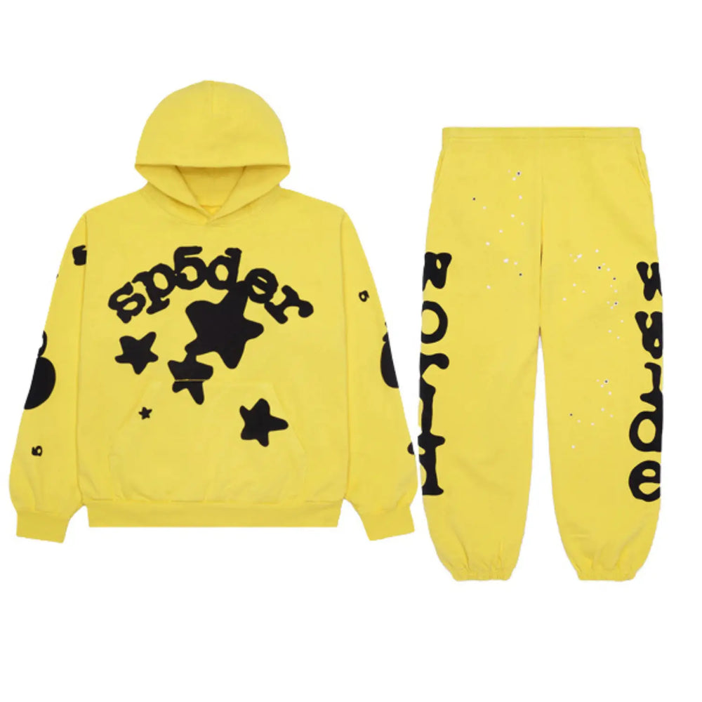 Sp5der Beluga Tracksuit Yellow