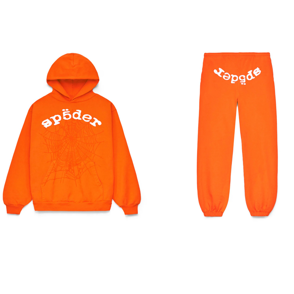 Sp5der Legacy Tracksuit Orange