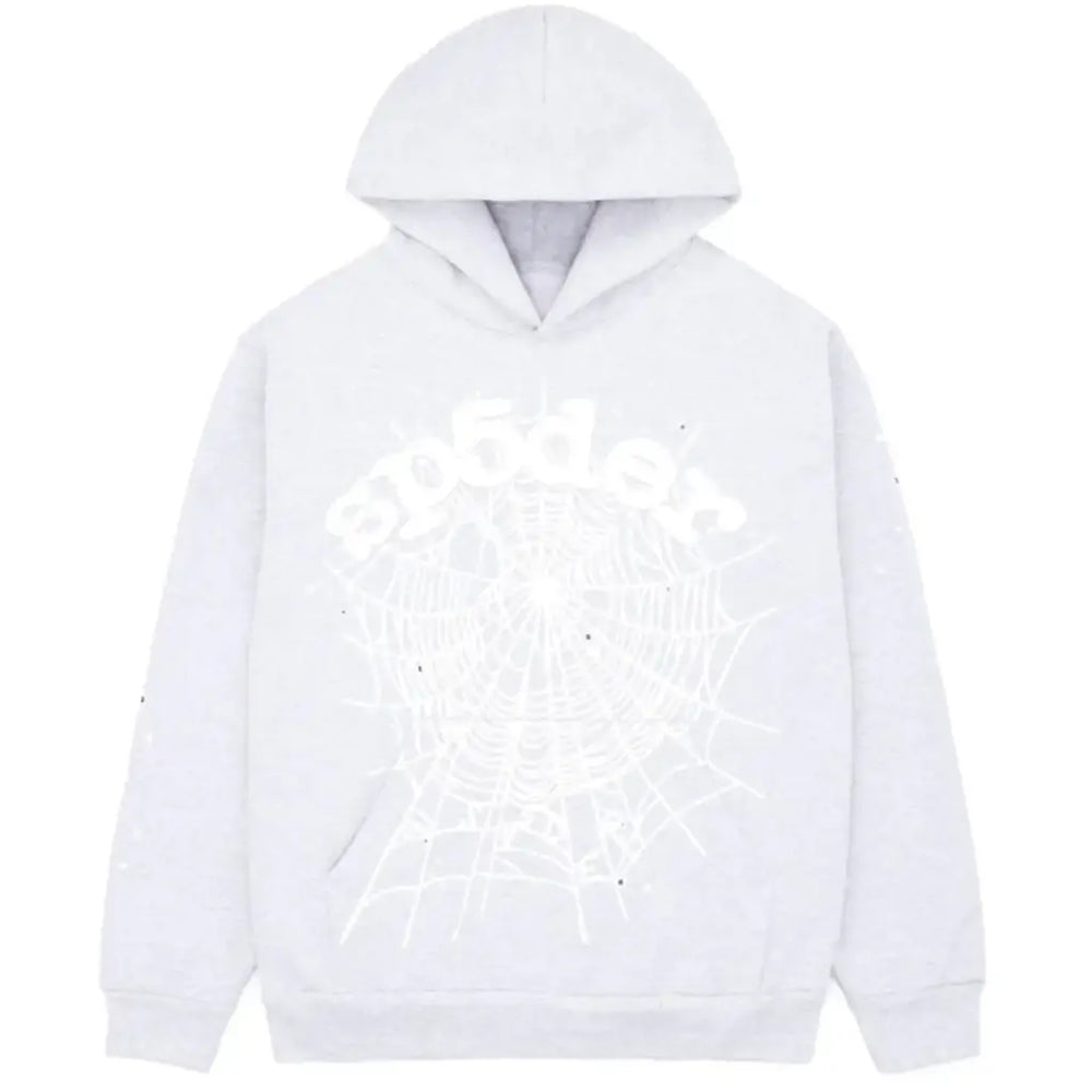 Sp5der OG Web Hoodie Heather Grey
