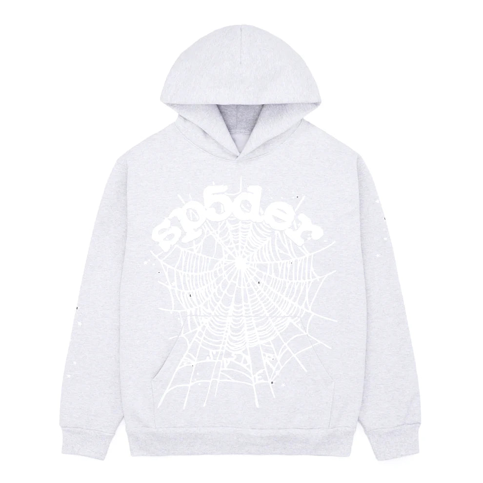 Sp5der OG Web Tracksuit Heather Grey 3