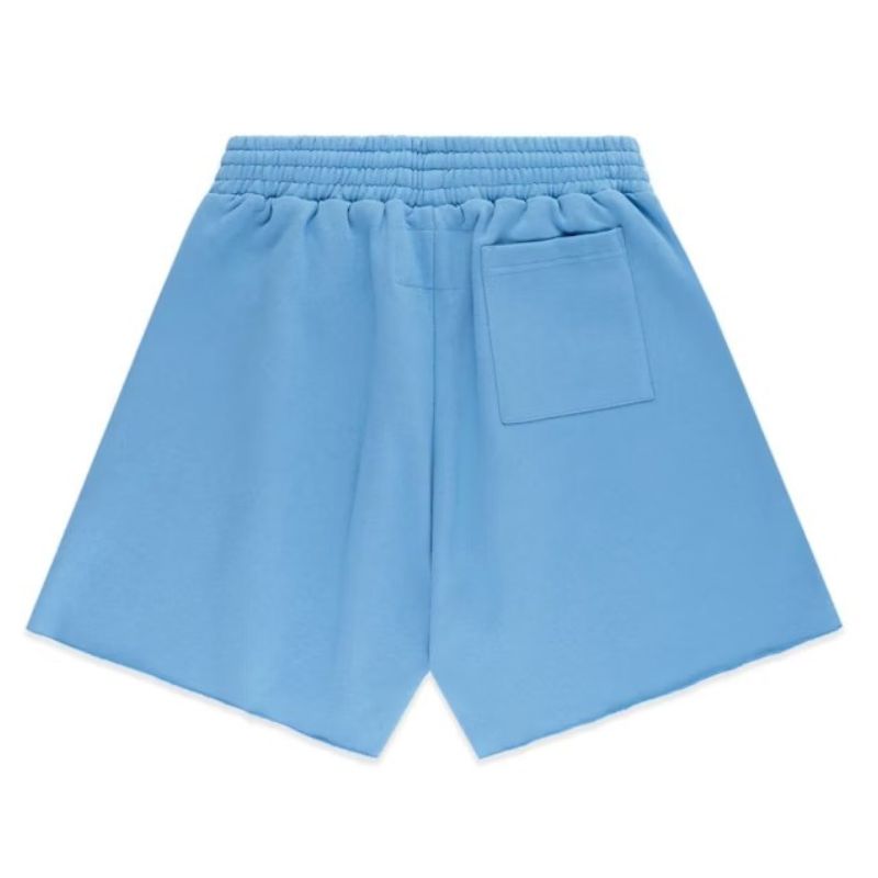 Sp5der OG Web V2 Sweat Short Sky Blue 2