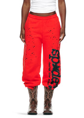 Sp5der P*NK V2 Sweatpant Red 2