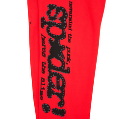 Sp5der P*NK V2 Sweatpant Red 4