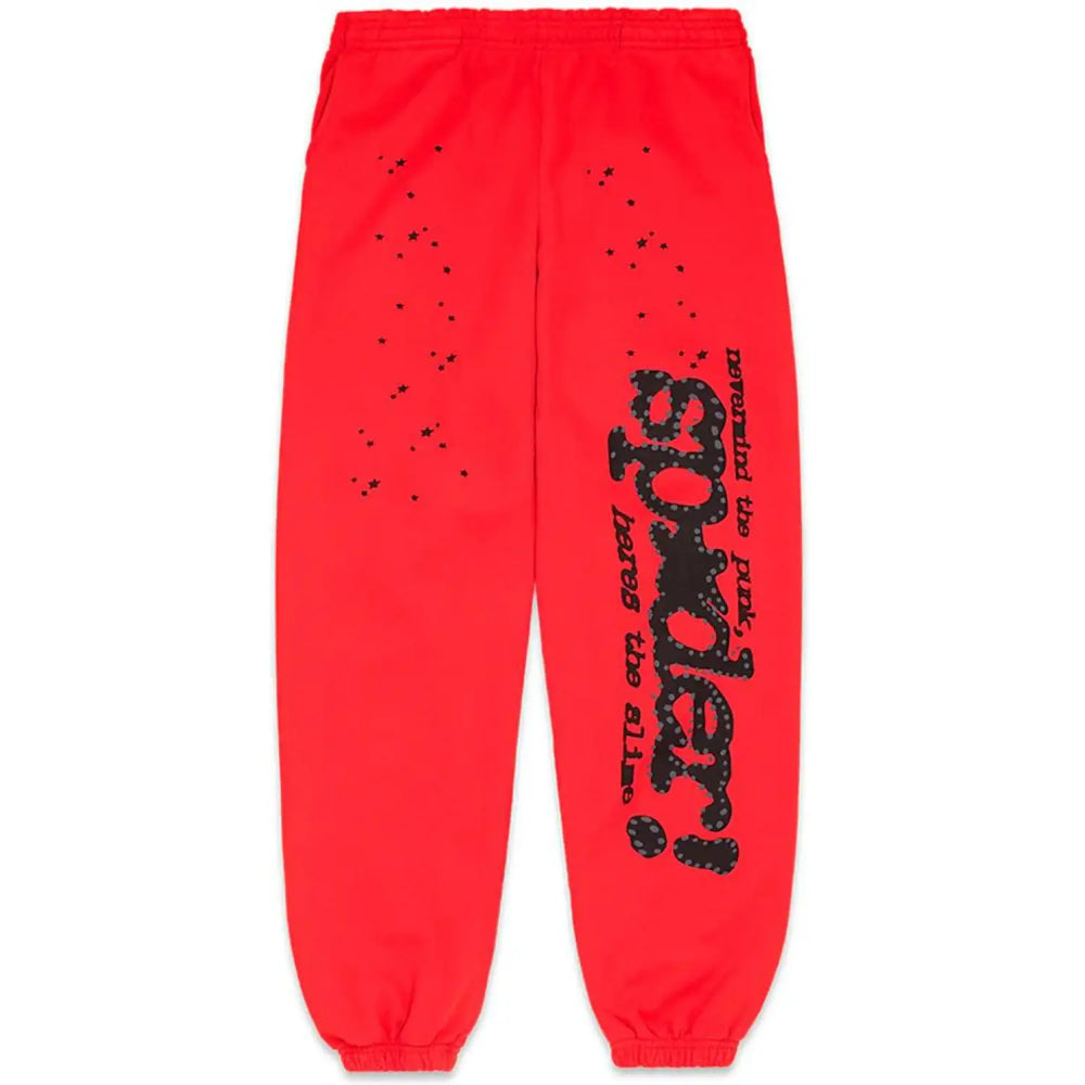 Sp5der P*NK V2 Sweatpant Red