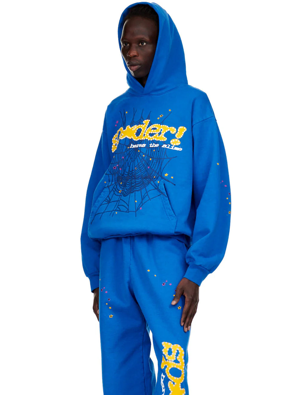 Sp5der TC Hoodie Blue 2